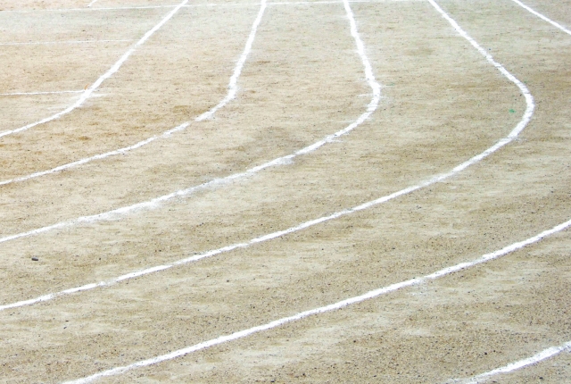 校庭のトラック